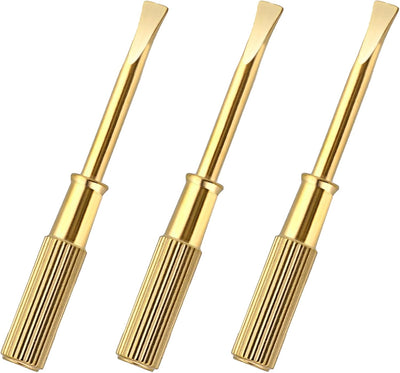 3 Destornilladores Cartier Dorado Titanio Para Joyas