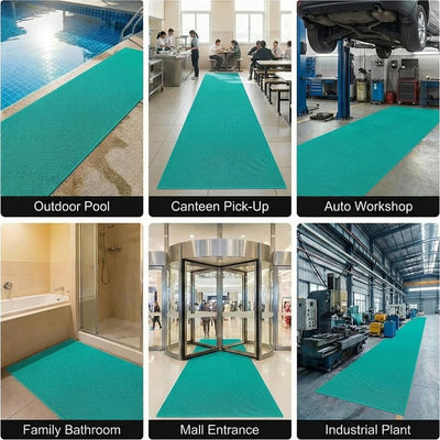 Alfombrillas drenaje antideslizantes PVC 3x5 pulg