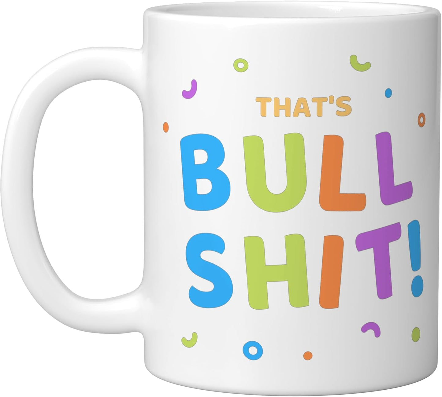 Taza de cerámica con mensaje humorístico para adultos