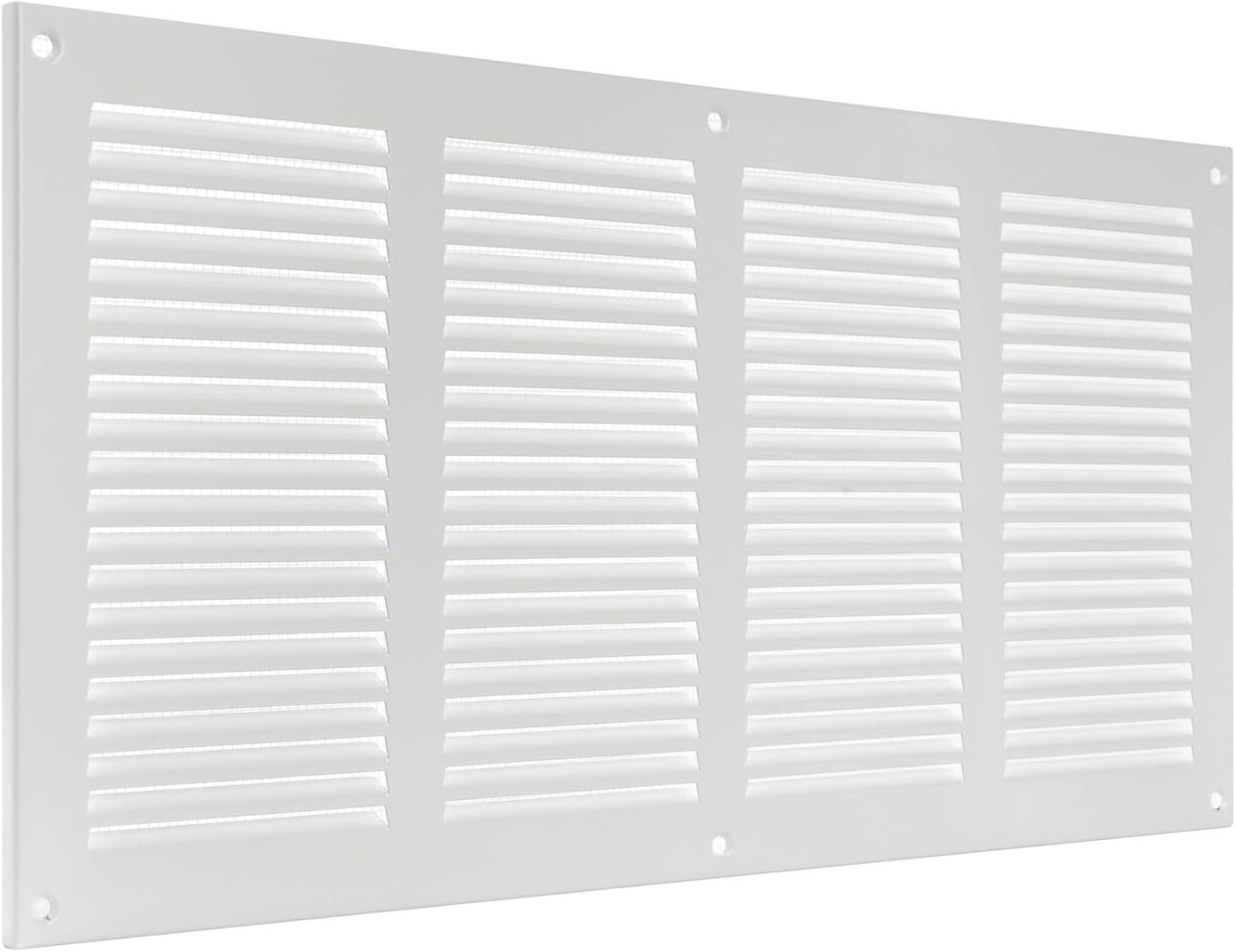 Cubierta ventilación acero galvanizado 16x8pulg exterior e interior