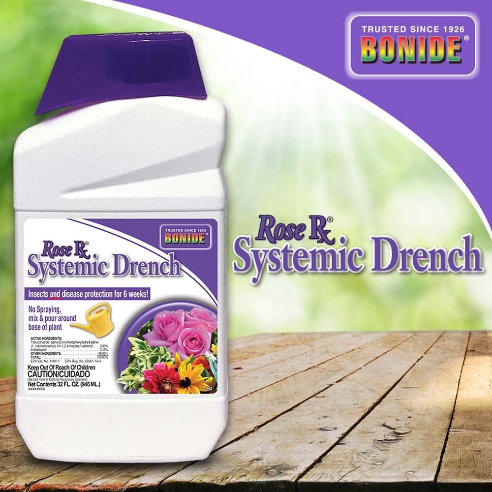 Concentrado 32oz prevención insectos y enfermedades rosas