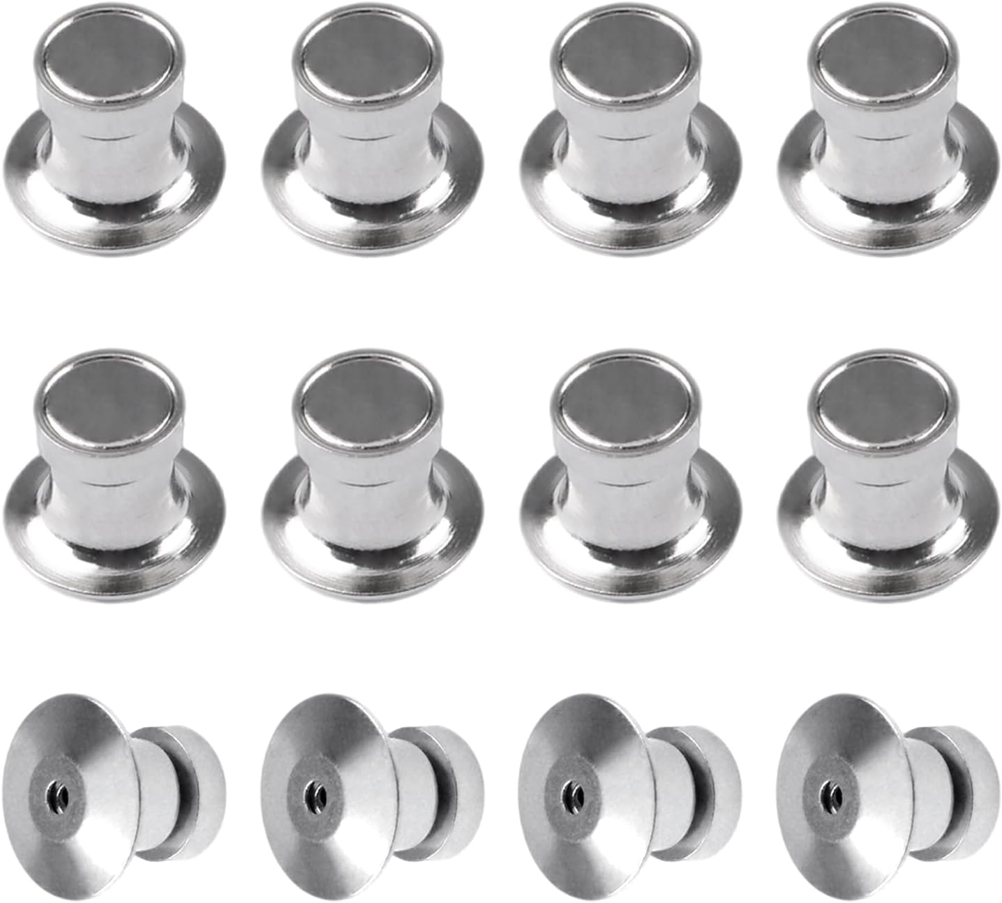 12 Pines Magnéticos para Refrigerador Níquel Decoración Temporal