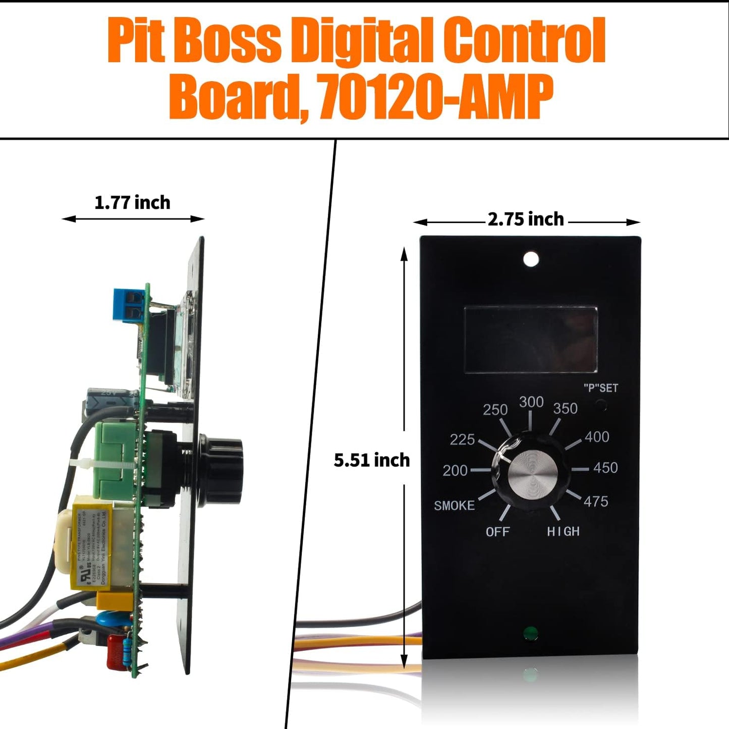 Kit control Pit Boss con termostato y sonda RTD