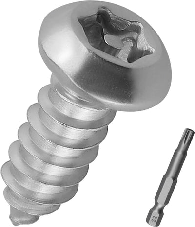 Tornillos autorroscantes Torx M4 acero inox 100uds