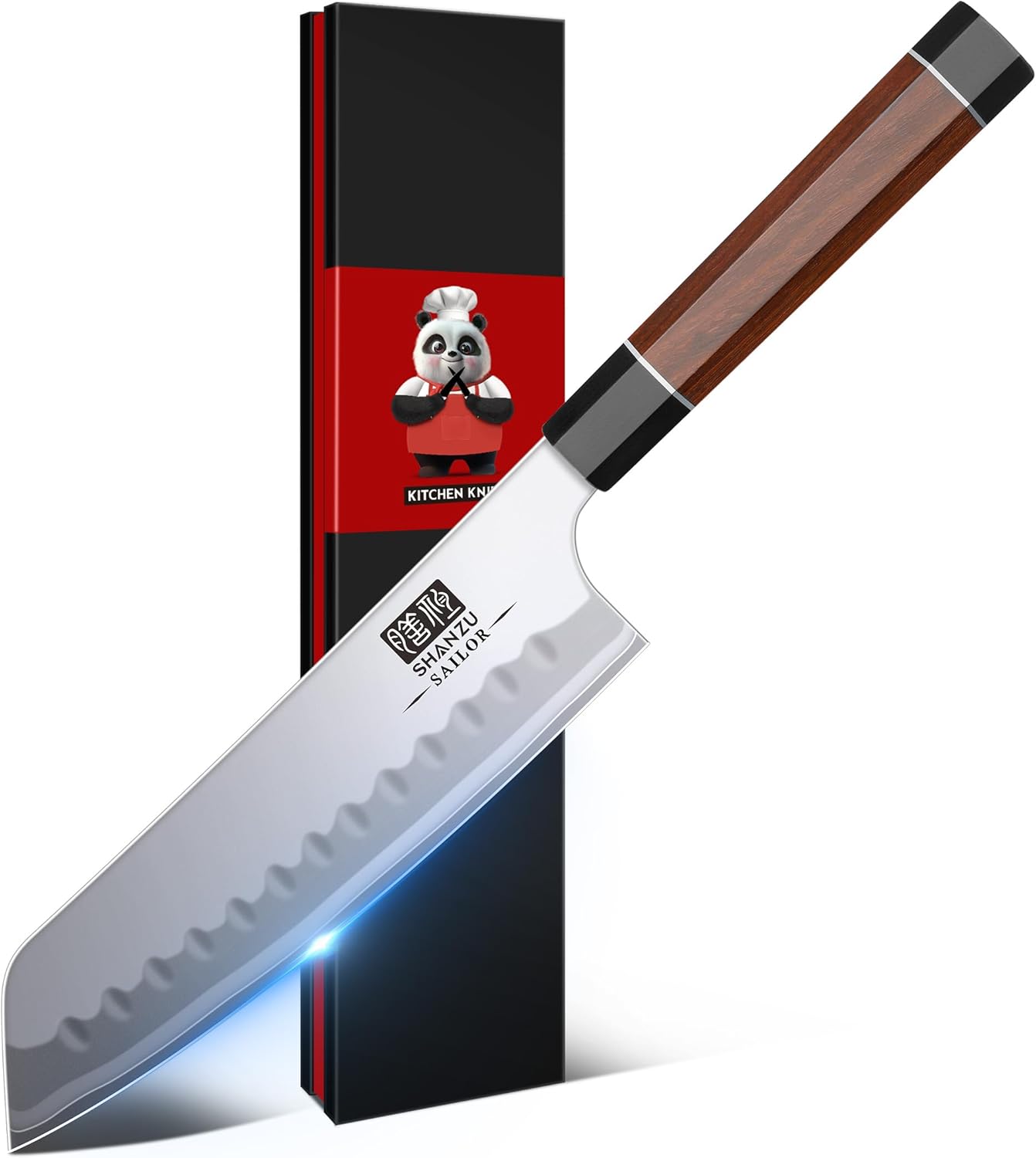 Cuchillo Santoku 7pulg y cuchillo pelar 3.75pulg