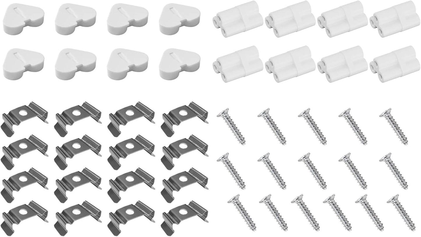 Accesorios luz T5 con 8 tapas y conectores para GM