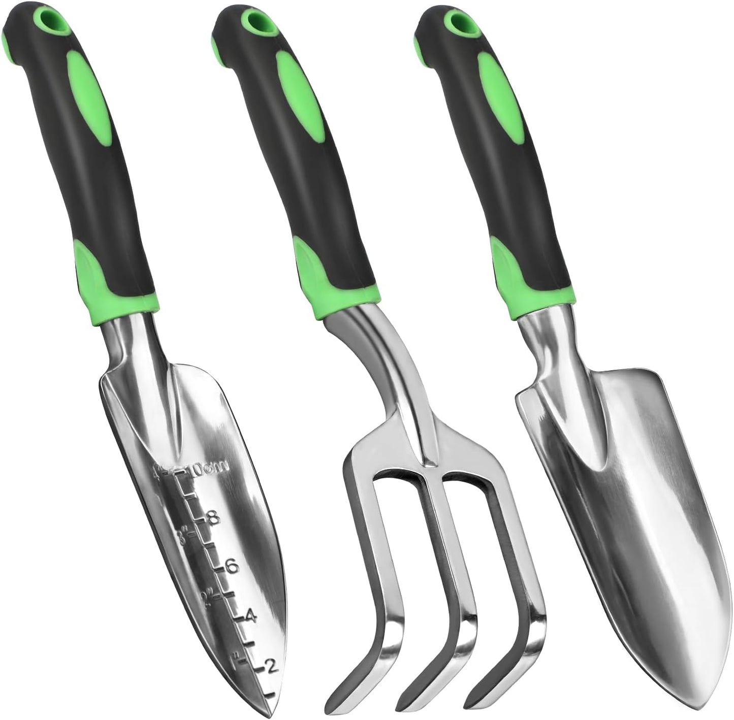 Set 3 herramientas jardinería aluminio antideslizante