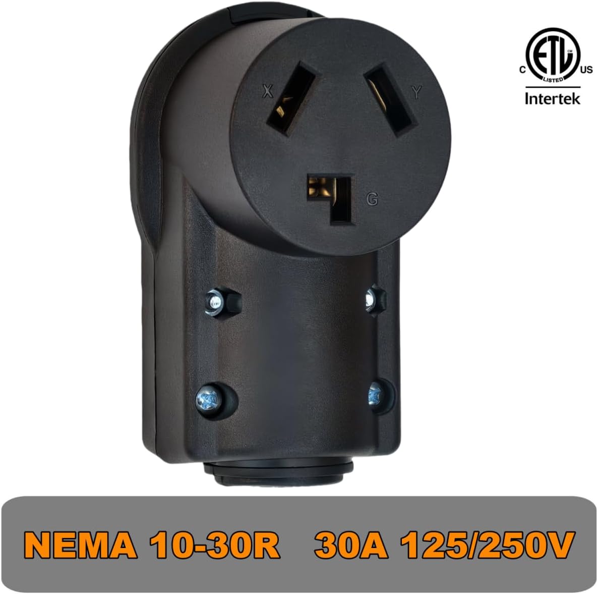 Receptáculo NEMA 10-30R 30A 125/250V enchufe hembra industrial