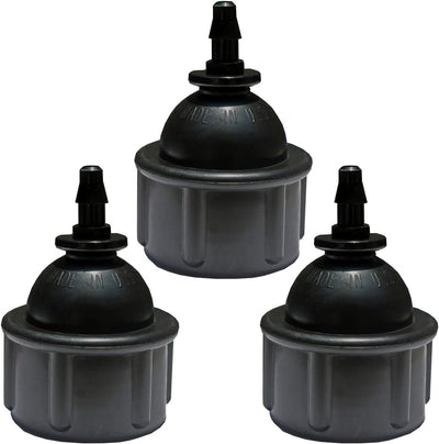 3 Tubos Riego Goteo 1/4pulg Adaptador Manguera Jardín