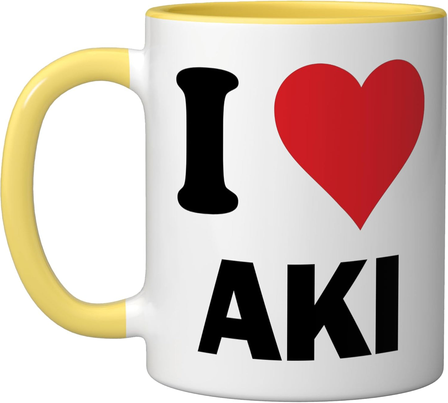 Taza Cerámica Japonesa Aki Yellow/White