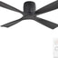 Ventilador techo 48pulg 4 aspas motor CC 6 vel