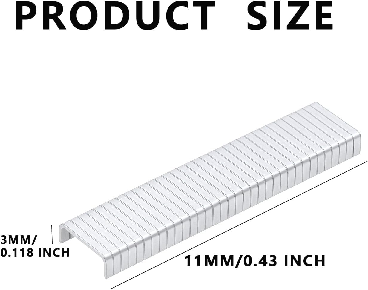 Grapas U galvanizadas 1/8 pulg 5600uds caja almacenamiento