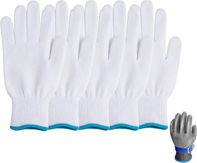 Guantes malla acero inox resistente cortes con hebilla ajustable