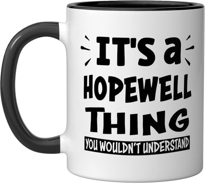 Taza cerámica Hopewell Lovers Thing You Wouldn't Understand negra/blanca