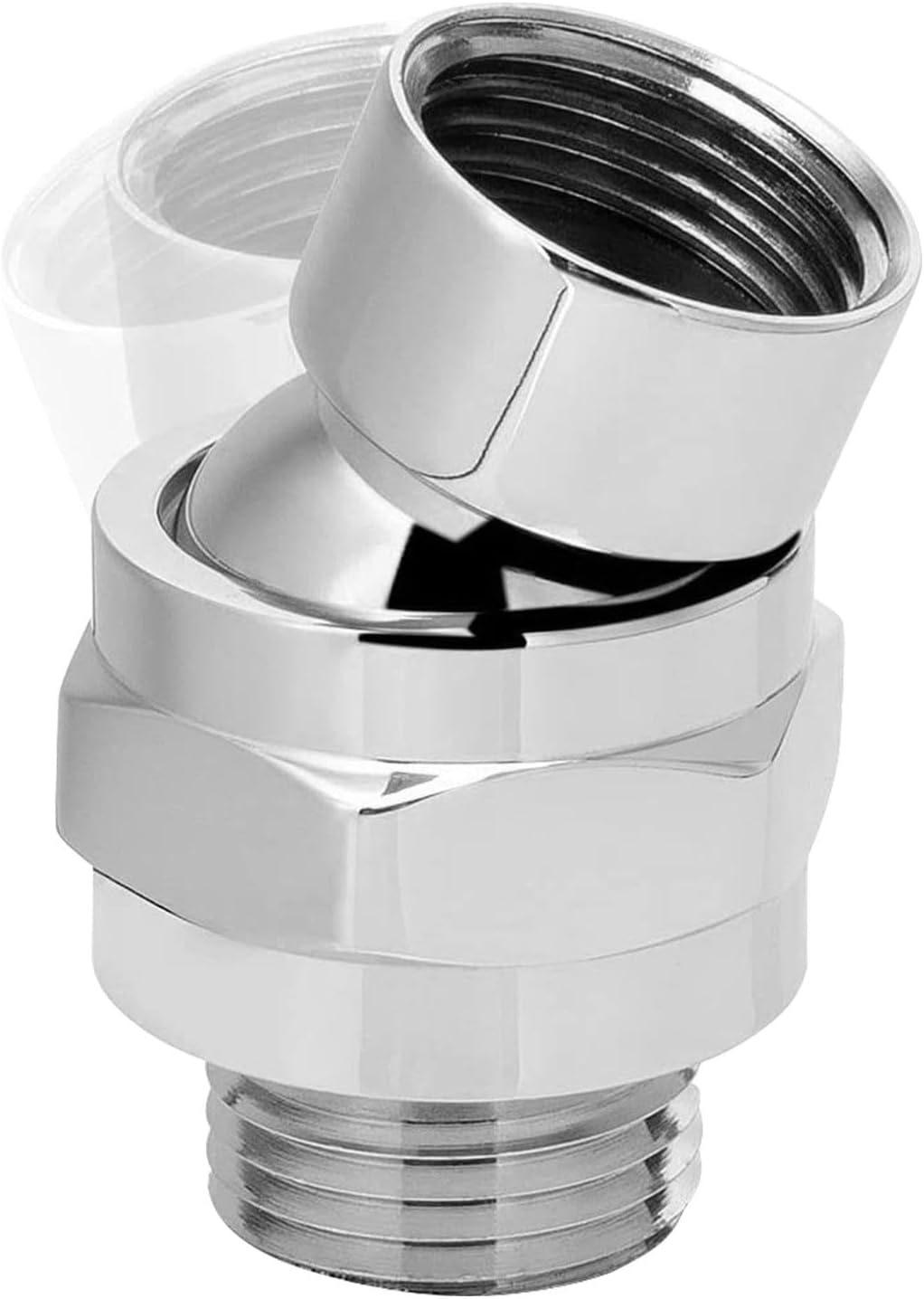 Adaptador bola giratoria ducha conector universal latón