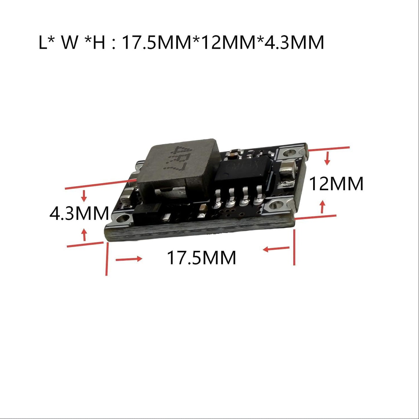 5 Módulos Convertidor DC 6-24V a 5V Mini Fuente