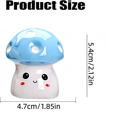 2 Tapas Cerámica Perno Inodoro Forma Hongo Decorativo