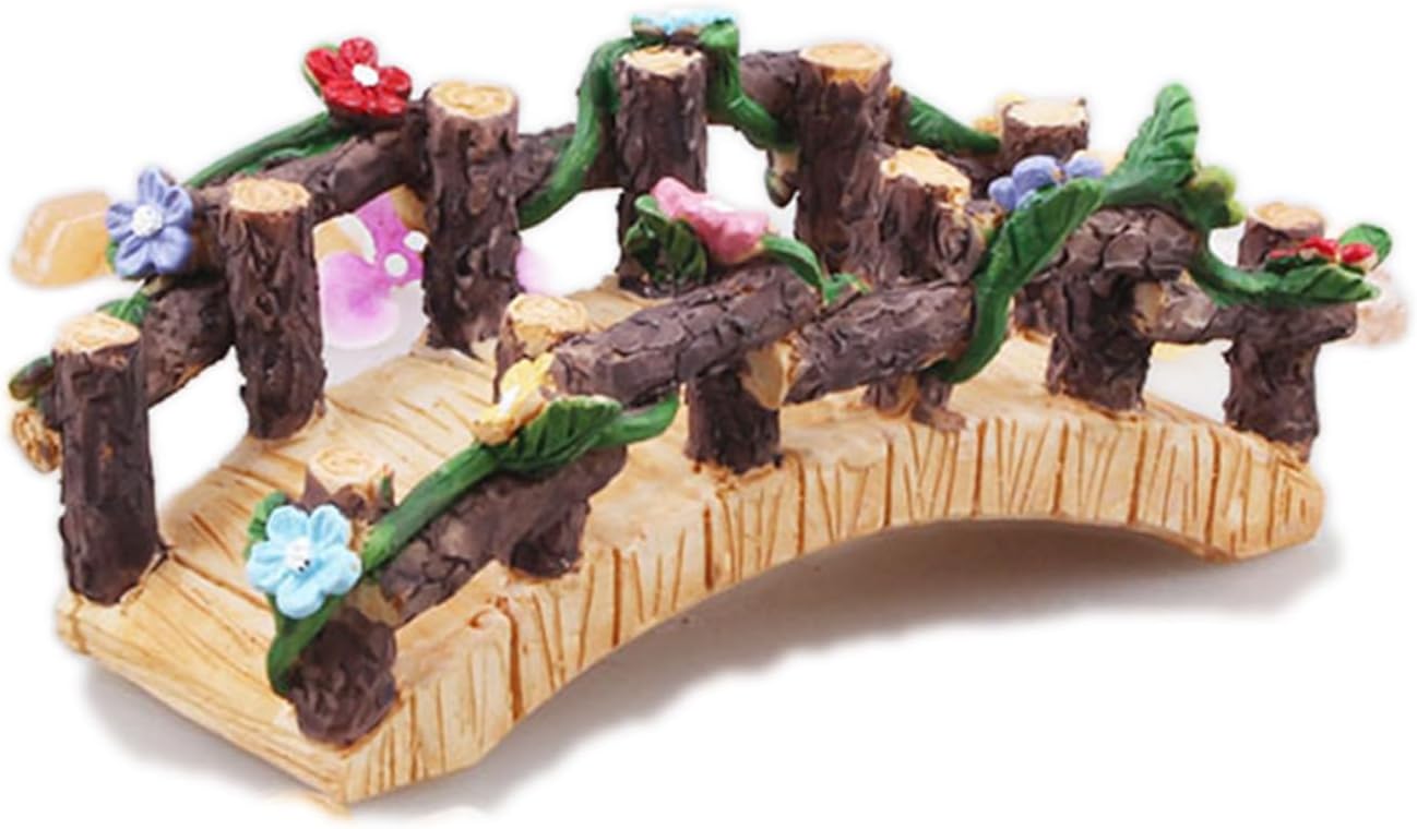 Puente resina miniatura 3.6x2x1.5pulg decorativo