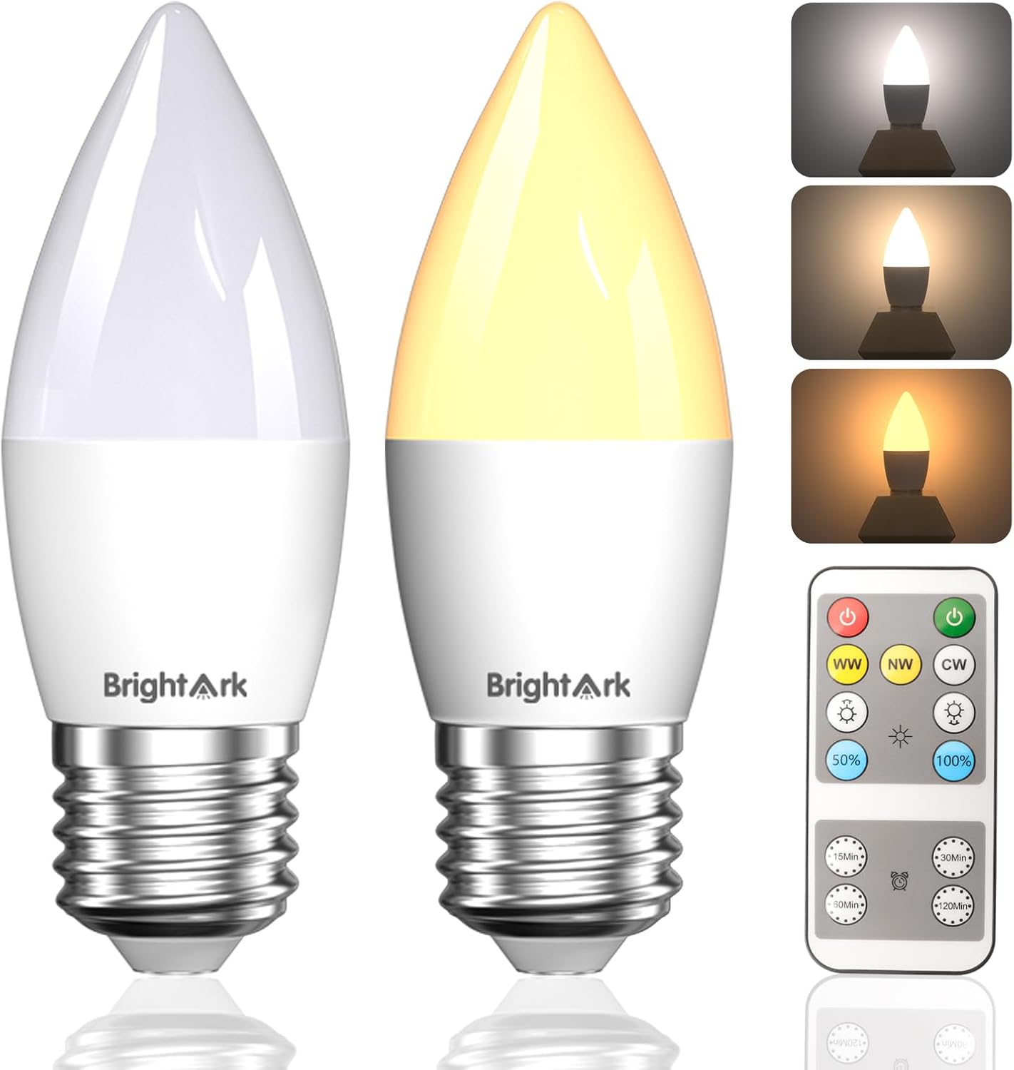 Bombilla LED E26 control remoto 3000K-6000K
