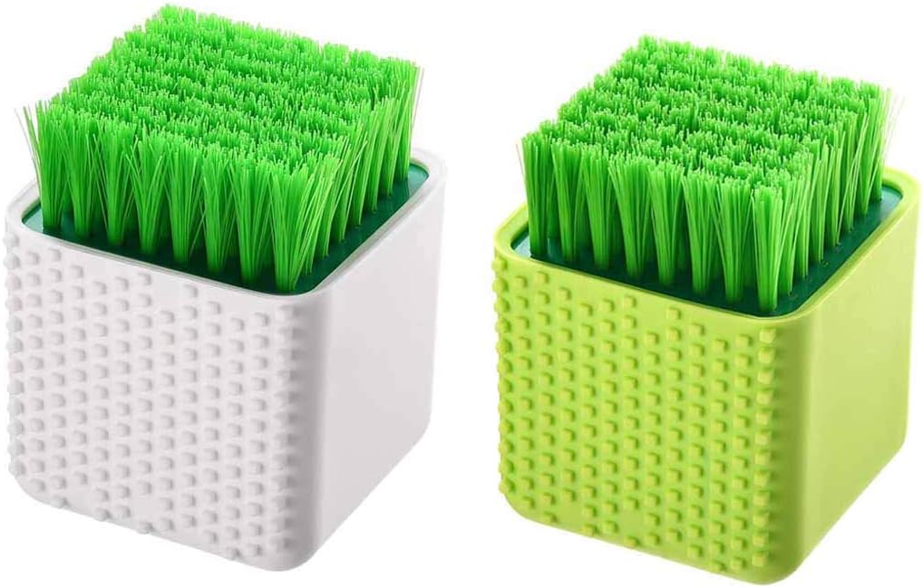2 Pzas Cepillo Silicona Multiuso para Ropa Hogar