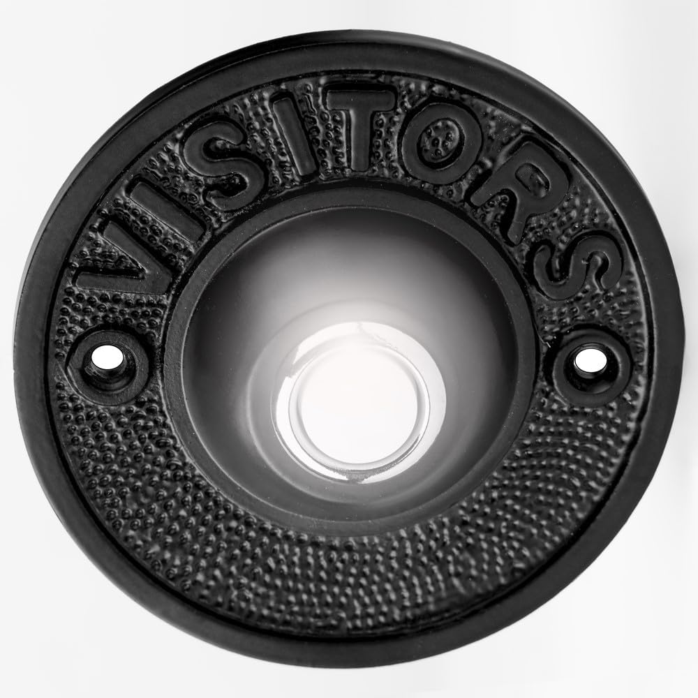 Pulsador timbre LED acero inox