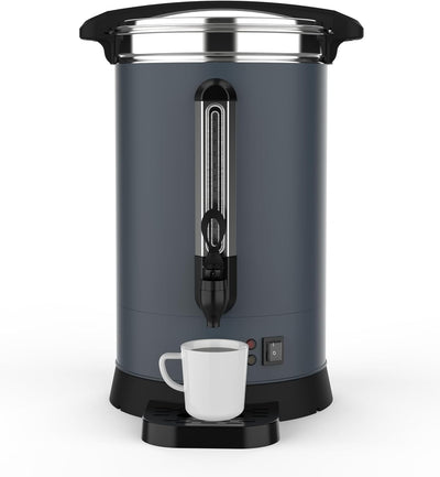 Urna café 80 tazas acero inox 12L dispensador bebidas calientes