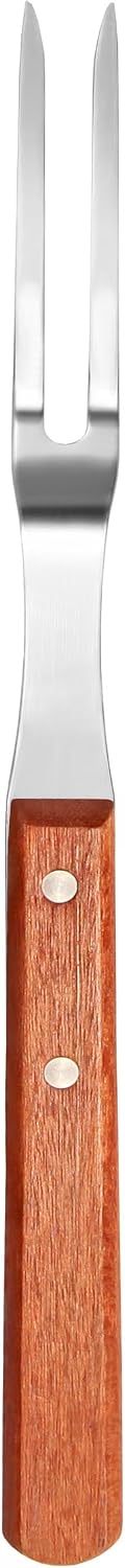 Tenedor barbacoa mango madera 13pulg