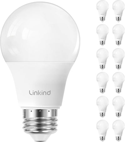 Bombilla LED A19 9W 2700K blanco suave E26 para dormitorio