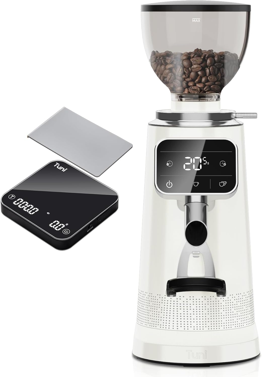 Molinillo Café Digital Negro 2.520pulgada Tuni