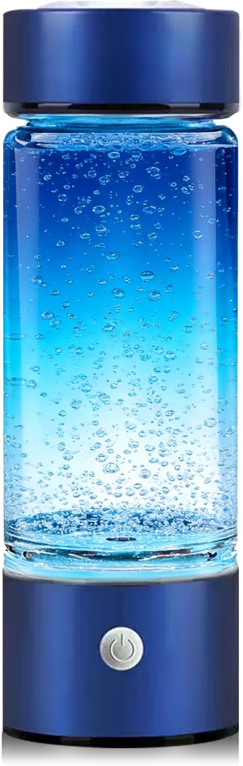 Generador agua hidrógeno 2400ppb filtro sin BPA USB-C recargable