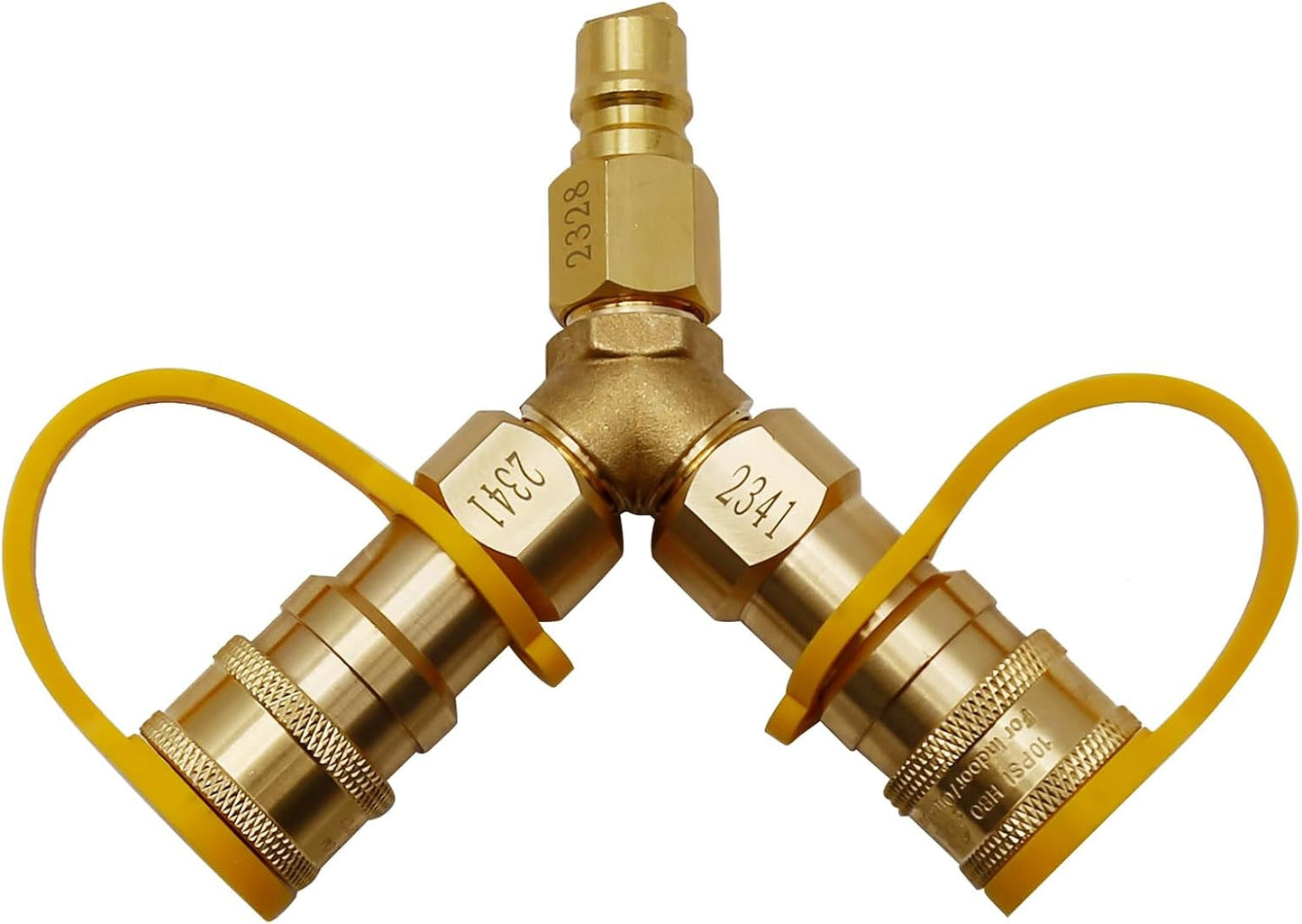 Adaptador gas natural divisor Y 3/8pulg Weber