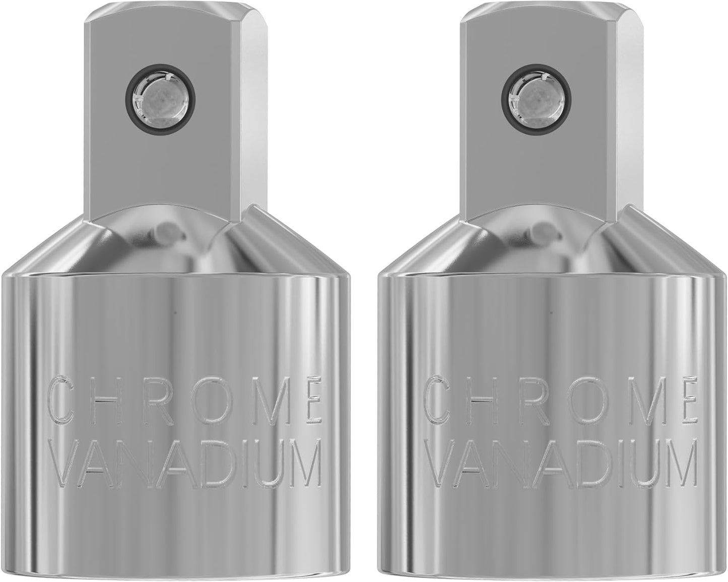 Adaptador enchufe macho 1/2" a 3/8" cuadrado acero con bola fricci髇