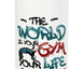 Botella de agua acero inoxidable aislada para parkour y freerunning