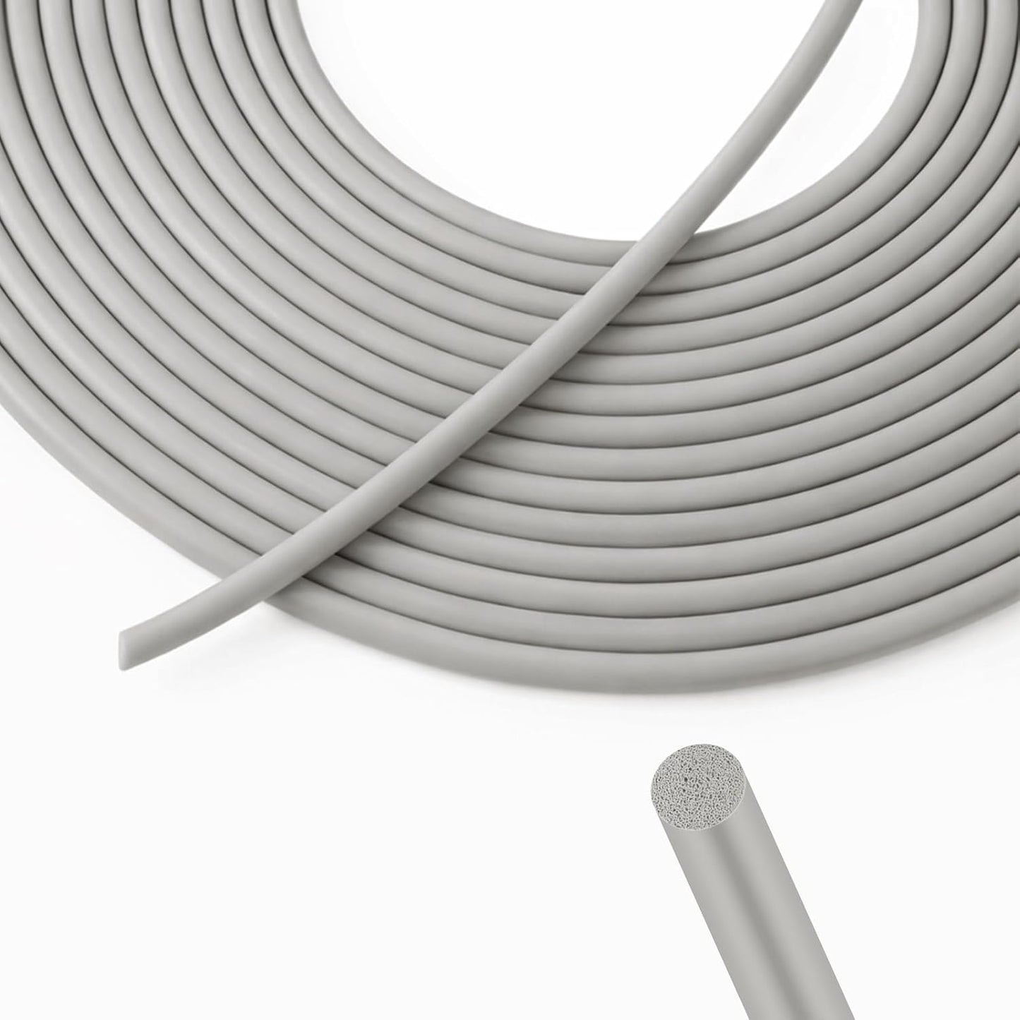 Varilla trasera EPDM espuma 1/4pulg gris para junta concreto
