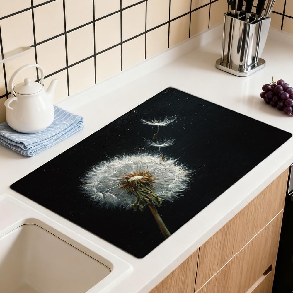 Esterilla goma estufa eléctrica decorativa 28x20pulg