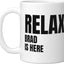 Taza de cerámica con disfraz de Brad popular nombres de bebé blanco