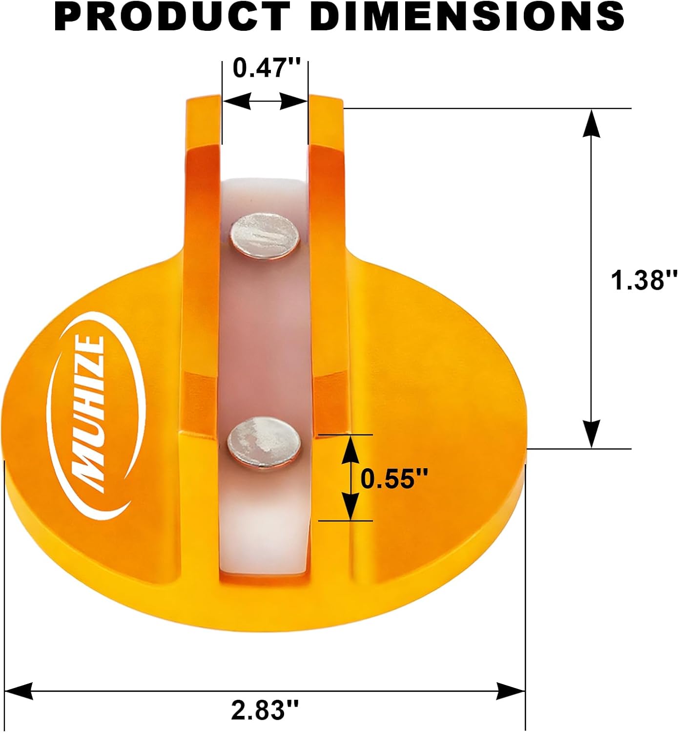 Almohadilla magnética soldadura universal naranja