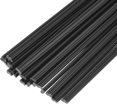 10 Varillas Soldadura Plástico 13pulg Para Parachoques Negro