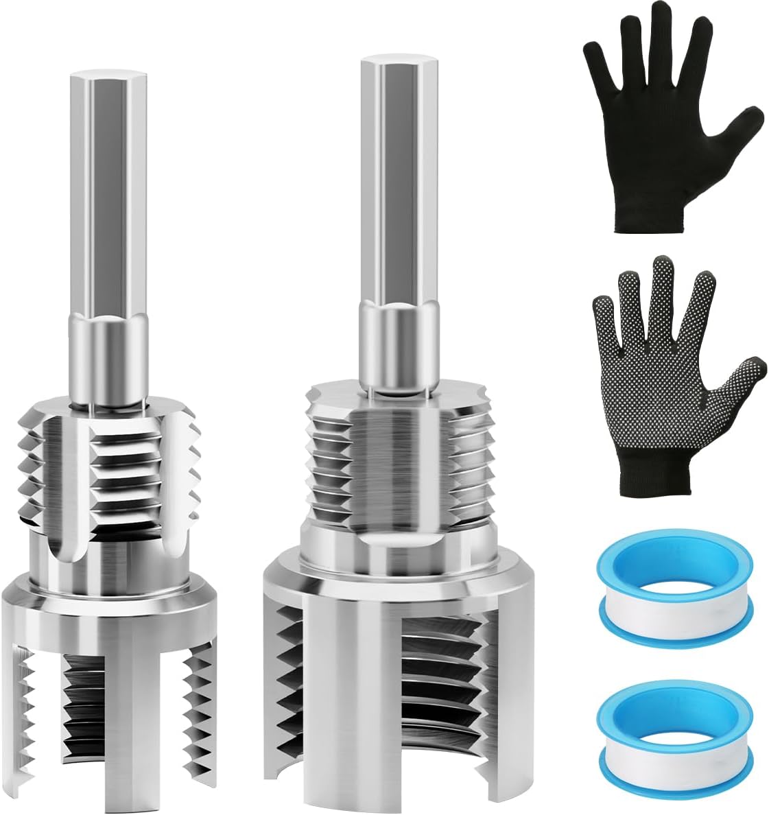 Kit enhebrador PVC doble función 1/2 y 3/4pulg