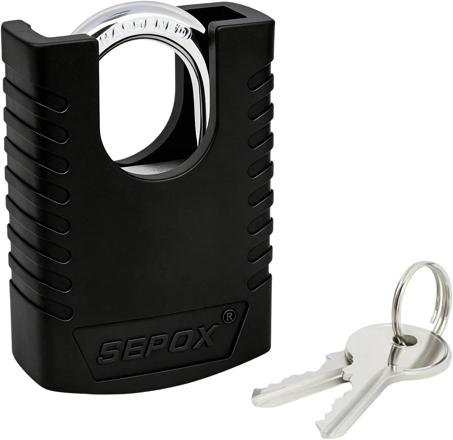 Cerradura para puerta exterior resistente 3-3/16" con llaves 2