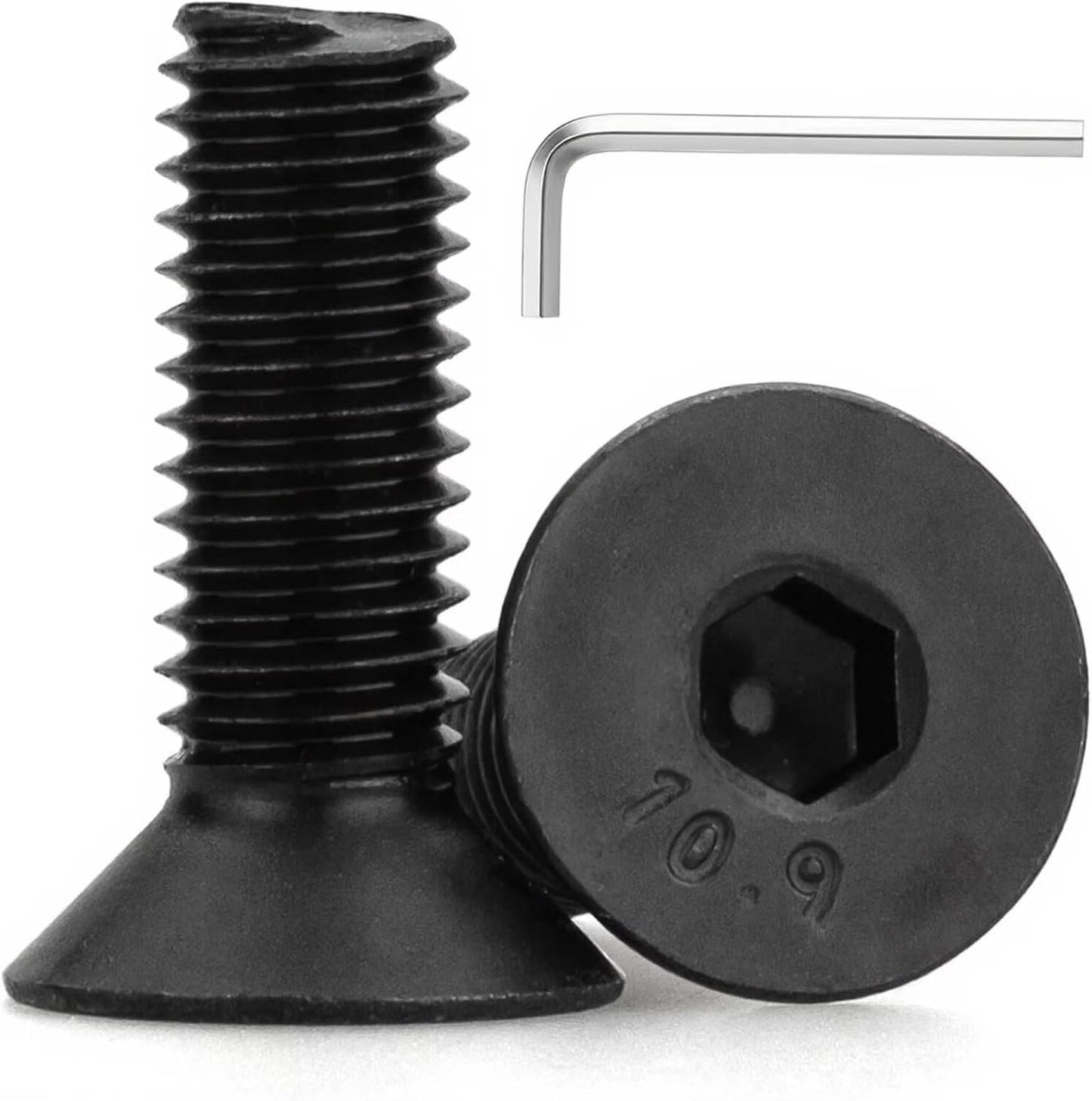 Tornillos M3-0.020 x 0.354pulg acero grado 10.9 avellanados