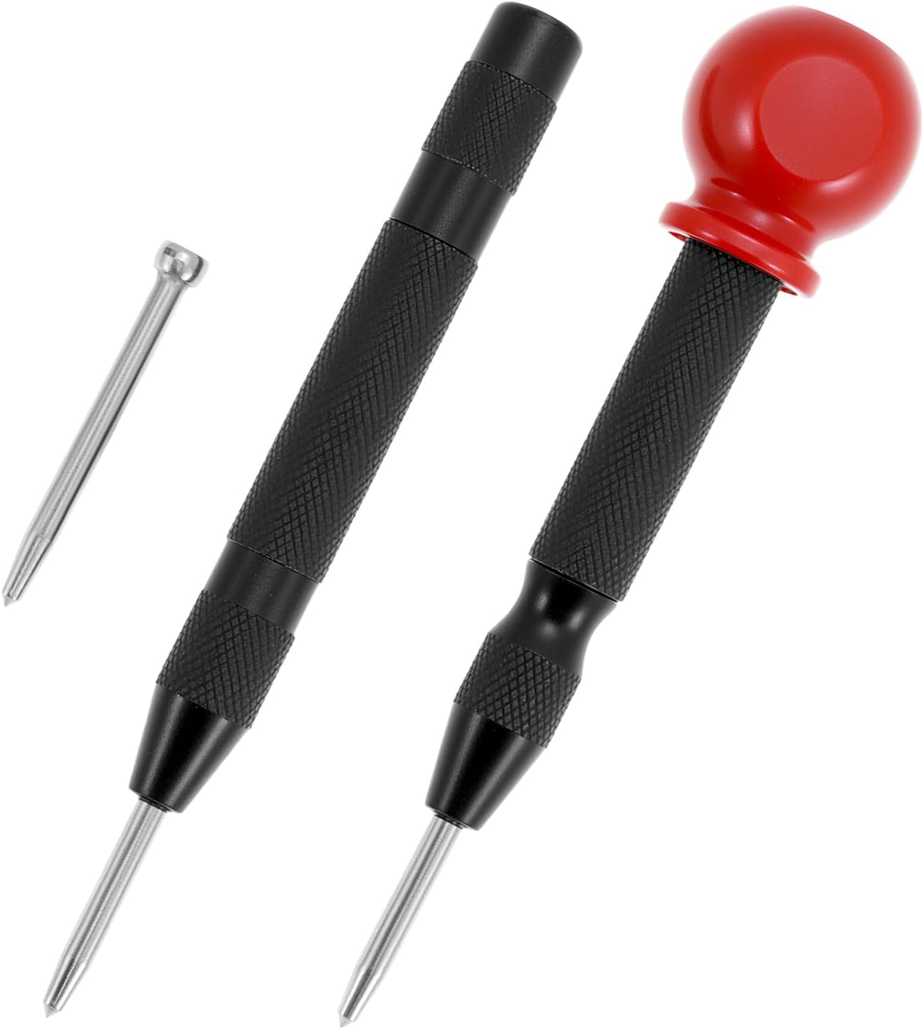 Juego punzones centrales automáticos para metal madera plástico