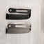 Kit clips cinturón metal para fundas cuchillo negro