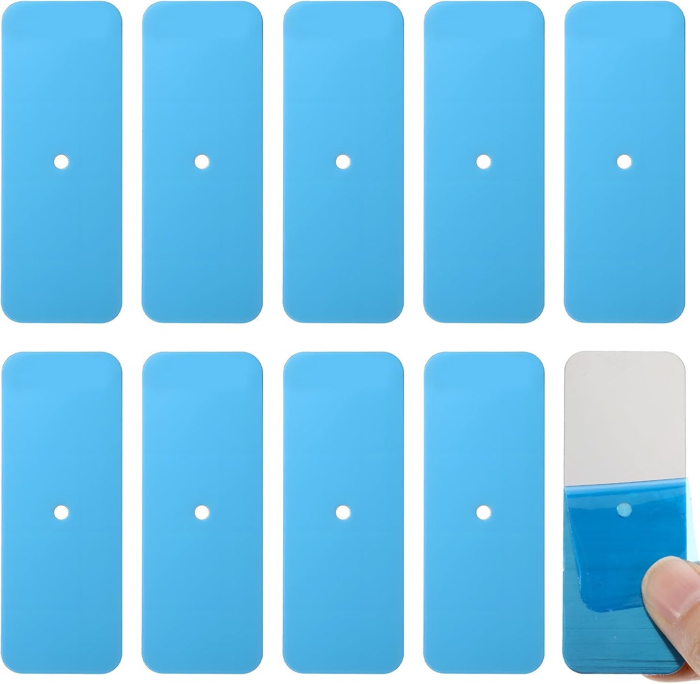 10 Tiras Adhesivas Magnéticas para Luces Debajo de Gabinete