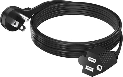 Cable extensión plano 4 pies 14 AWG con tierra 15A