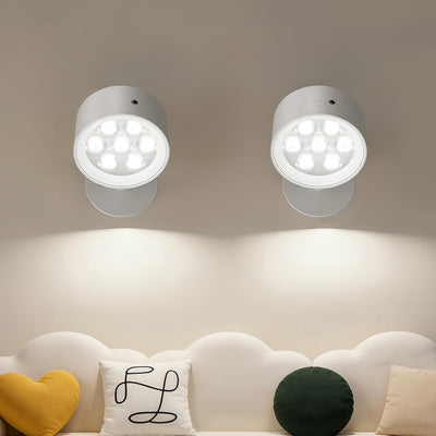 2 Apliques Pared Inalámbricos con Luces LED Regulables