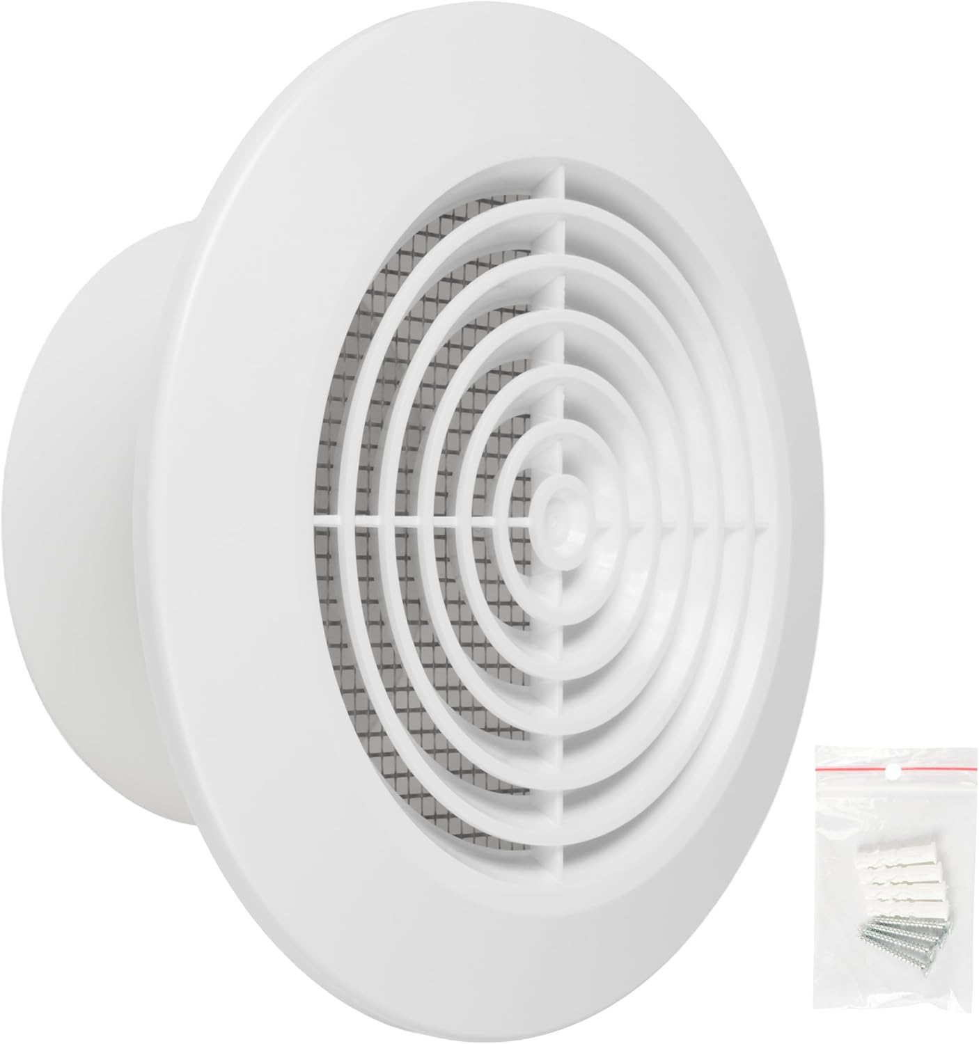Cubierta ventilación 4pulg rejilla techo plástico malla nailon