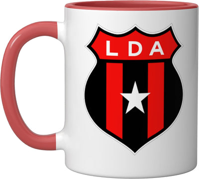 Taza Cerámica Liga Alajuelense Roja y Blanca