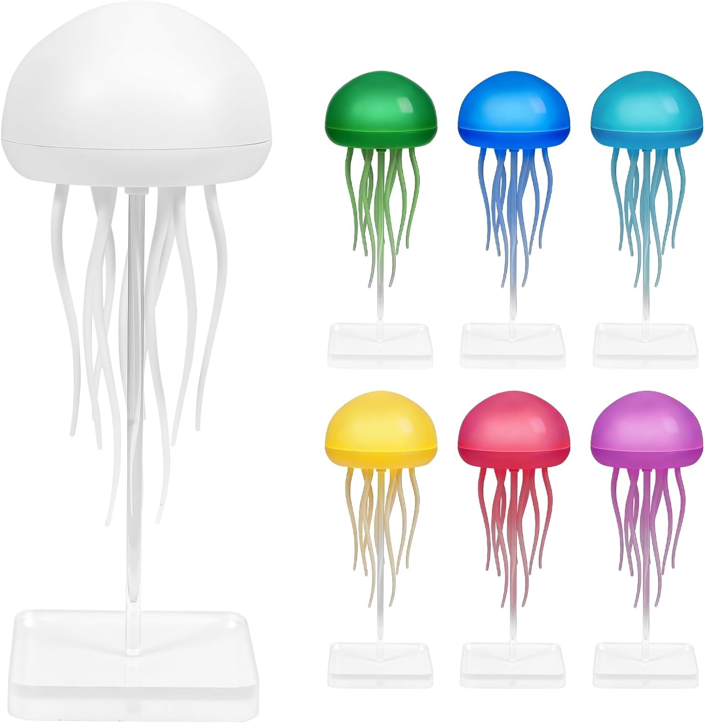 Lámpara Medusa Inteligente Control Voz RGB Dinámica Dormitorio