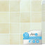 10 Azulejos Autoadhesivos 12x12pulg Encimera Arenisca